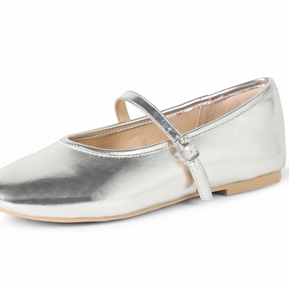 The Drop Katy Mary Jane Shoes in Silver